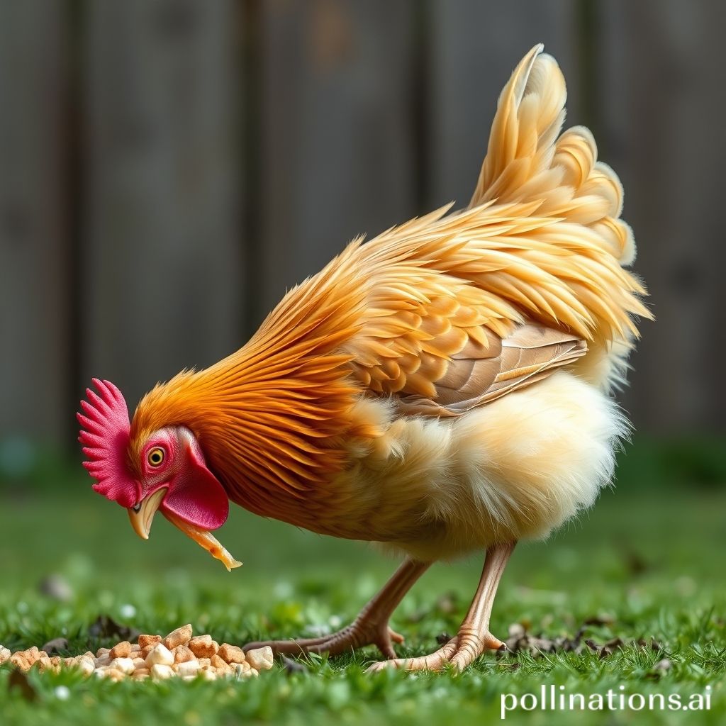 why do chickens eat their own poop